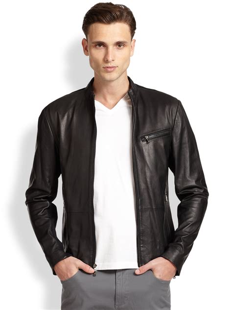 michael kors leather coat|michael kors leather jacket men.